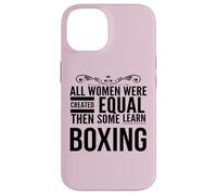 TODAS LAS MUJERES APRENDER Boxeo Boxeador Femenino Entrenador Deporte Chica Carcasa para iPhone 14