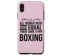 TODAS LAS MUJERES APRENDER Boxeo Boxeador Femenino Entrenador Deporte Chica Carcasa para iPhone XS Max