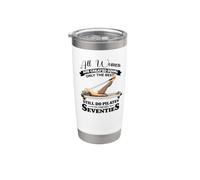Todas las mujeres son creadas solo las mejores todavía hacen pilates en los años 70 Vaso térmico de acero inoxidable de doble pared