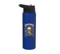 Todas las plantas son comestibles, algunas solo una vez, calavera divertida para hombres y mujeres Stainless Steel Insulated Water Bottle