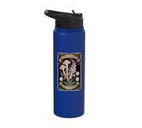 Todas las plantas son comestibles, algunas solo una vez divertido Tarot amante de las plantas Stainless Steel Insulated Water Bottle