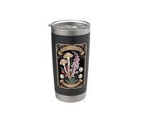 Todas las plantas son comestibles, algunas solo una vez divertido Tarot amante de las plantas Vaso térmico de acero inoxidable de doble pared