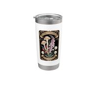 Todas las plantas son comestibles, algunas solo una vez divertido Tarot amante de las plantas Vaso térmico de acero inoxidable de doble pared