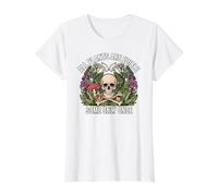 Todas Las Plantas Son comestibles, Algunas Solo una Vez Jardinería Divertida Camiseta gráfica económica, Mujer, Blanco, S