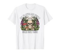 Todas Las Plantas Son comestibles, Algunas Solo una Vez Jardinería Divertida Camiseta gráfica económica, Hombre, Blanco, S