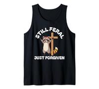 Todavía Feral Recién Perdonado Mapache Cristiano Fe Jesús Camiseta sin Mangas