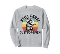 Todavía Feral Recién Perdonado Mapache Cristiano Fe Jesús Sudadera