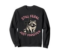 Todavía Feral Recién Perdonado Mapache Cristiano Fe Jesús Sudadera
