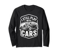 Todavía juego con coches, Vintage Rat Rod Classic Car Hot Rod Manga Larga