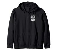 Todavía juego con coches, Vintage Rat Rod Classic Car Hot Rod Sudadera con Capucha