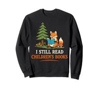 Todavía Leo Libros Infantiles Lindo Zorro Leyendo Amante Sudadera