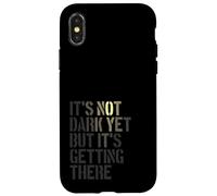 Todavía no está oscuro, pero está llegando allí, realista Carcasa para iPhone X/XS