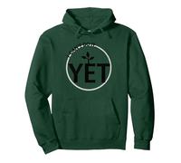 Todavía No Puedo Hacerlo Poder de Crecimiento Mentalidad Motivacional Sudadera con Capucha, Unisex para Adultos, Verde Bosque, XL