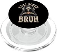 Todavía Sobrio, Bruh, Divertido Dicho: Grim Reaper Coffee PopSockets PopGrip para MagSafe