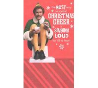 Today and Always by American Greetings Buddy the Elf - Tarjetero para tarjetas de regalo de Feliz Navidad, la mejor manera de difundir alegría navideña es cantar fuerte para que todos escuchen, Rojo -