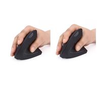 Today Deals Prime - Ratón vertical ergonómico inalámbrico (2 x inalámbricos recargables)
