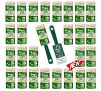 Today Eco - 28 Rodillos Quitapelos Mascotas + Tapa + 2 Mangos, 95% Plástico Reciclado - Cepillo Quita pelos Gatos, 24 Hojas Extra Adhesivas. Quitapelusas Ropa