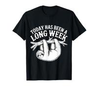 Today Has Been A Long Week Sarcástico agotado Cansado |- Camiseta