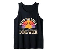 Today Has Been A Long Week Sarcástico agotado Cansado - Camiseta sin Mangas
