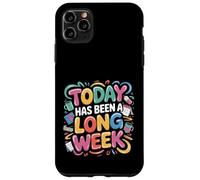 Today Has Been A Long Week Sarcástico agotado Cansado - Carcasa para iPhone 11 Pro MAX