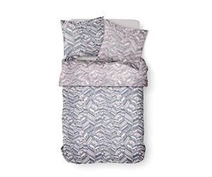 TODAY HC3 - Juego de Funda nórdica de 220 x 240 cm y 2 Fundas de Almohada 100% poliéster Crazy Tribal Feather, (82 g/m²), Multicolor, 220/240