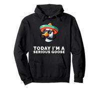 Today I’m A Serious Goose Funny Meme Bird Humor Sarcasm Sudadera con Capucha