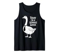 Today I'm a Serious Goose Funny Office Work Humor Camiseta sin Mangas