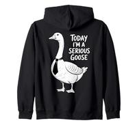 Today I'm a Serious Goose Funny Office Work Humor Sudadera con Capucha