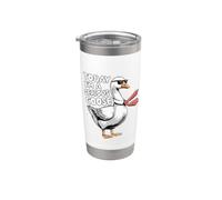 Today I'm A Serious Goose Funny Tonto Serious Goose Vaso térmico de acero inoxidable de doble pared