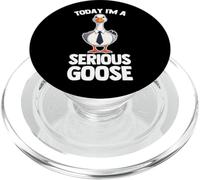 Today I'm A Serious Goose - Novedad sarcástica Divertida PopSockets PopGrip para MagSafe