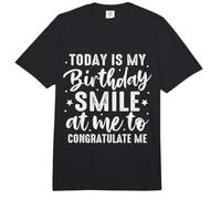 Today Is My Birthday Smile At Me To Congratulate Cumpleaños Comfort Colors Adult Heavyweight T-Shirt