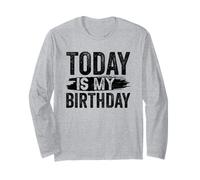 Today Is My Birthday Years Celebra la Fiesta del Equipo Manga Larga