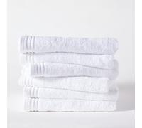 TODAY - Juego de 6 Toallas de baño 65/130 algodón, Color Blanco