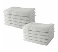 TODAY Juego de Toallas Blanco 10 Piezas 70 x 130 cm