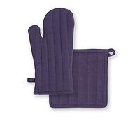 TODAY - Lote Guante + manopla algodón Lote Guante + manopla algodón 32 x 20 cm, algodón, Morado, 32x20x2 cm