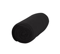 TODAY Sábana Ajustable-140x190 cm Jersey-Color, 100% algodón, Negro