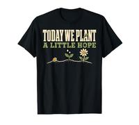 Today We Plant Little Hope IVF IUI Miracle Flower Daisy Camiseta gráfica económica