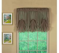 Today's Curtain Emelia - Ventilador de Gasa Original, Color Topo, 30 Pulgadas de Ancho x 40 Pulgadas de Largo