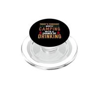 Today'S Forecast Camping with A Chance of Drinking Camper PopSockets PopGrip para MagSafe