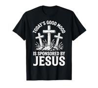 Today'S Good Mood Is Sponsored by Jesus Camiseta