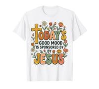 Today'S Good Mood Is Sponsored by Jesus Camiseta