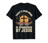 Today'S Good Mood Is Sponsored by Jesus Camiseta