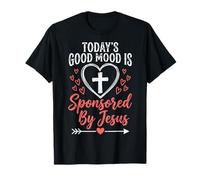 Today'S Good Mood Is Sponsored by Jesus Camiseta