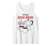 Today'S Good Mood Sponsored by Coffee Enthusiasts Camiseta sin Mangas