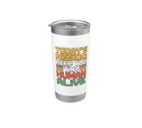 Today's Mission Keep The Tiny Humans Alive Vaso térmico de acero inoxidable de doble pared