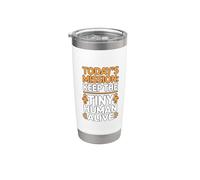 Today's Mission Keep The Tiny Humans Alive Vaso térmico de acero inoxidable de doble pared