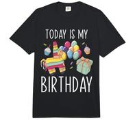 Todays My Birthday Llama Boy Family Bday Party Decoraciones Comfort Colors Adult Heavyweight T-Shirt