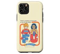 Today's Problems F U Sarcastic Retro Funny Adult Humor Carcasa para iPhone 11 Pro