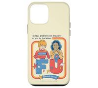 Today's Problems F U Sarcastic Retro Funny Adult Humor Carcasa para iPhone 12 mini