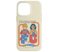 Today's Problems F U Sarcastic Retro Funny Adult Humor Carcasa para iPhone 14 Pro Max